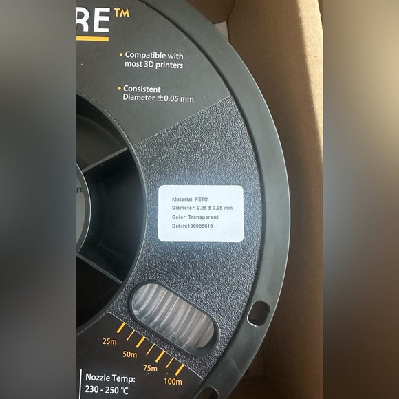 Translucent PETG 3D Printer Filament - Picture 2 of 6